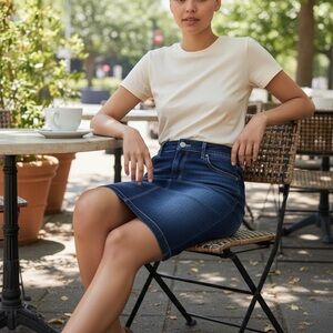 329 - JAG JEANS DENIM SKIRT 99% COTTON